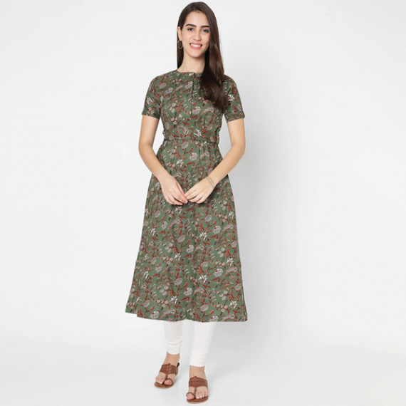 https://www.trendingfits.com/products/women-green-grey-floral-printed-cotton-a-line-kurta