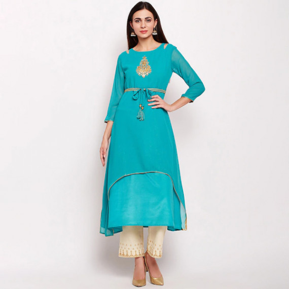 https://www.trendingfits.com/products/women-teal-embroidered-kurta