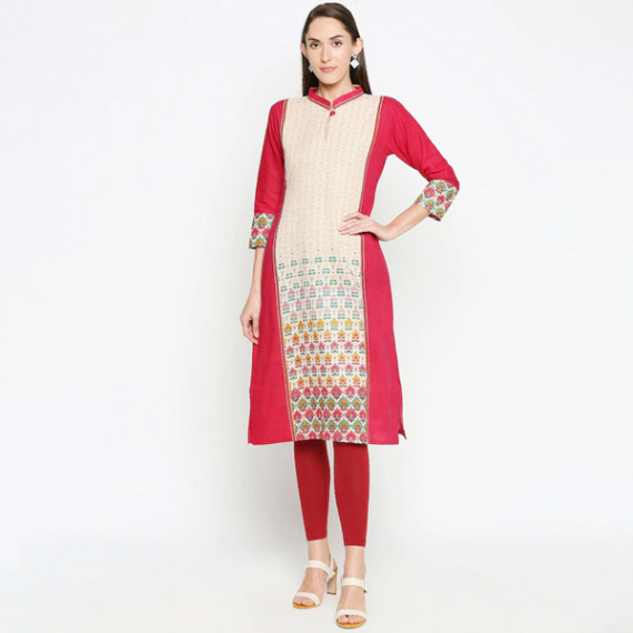 https://www.trendingfits.com/products/women-pink-geometric-kurta