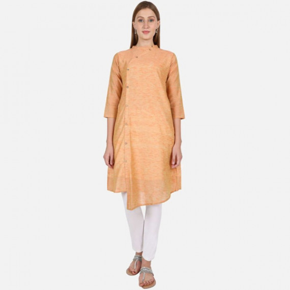 https://www.trendingfits.com/products/women-orange-solid-a-line-cotton-kurta