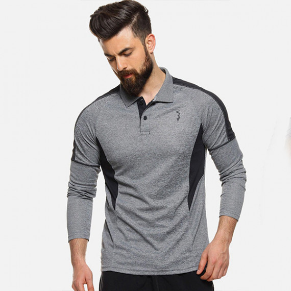 https://www.trendingfits.com/products/men-grey-black-colourblocked-polo-collar-t-shirt