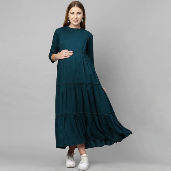 https://www.trendingfits.com/products/teal-green-maternity-maxi-nursing-dress