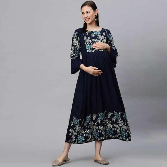 https://www.trendingfits.com/products/women-navy-blue-embroidered-maternity-feeding-maxi-nursing-dress