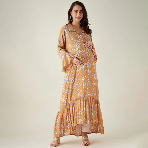 https://www.trendingfits.com/products/floral-maternity-shirt-maxi-dress