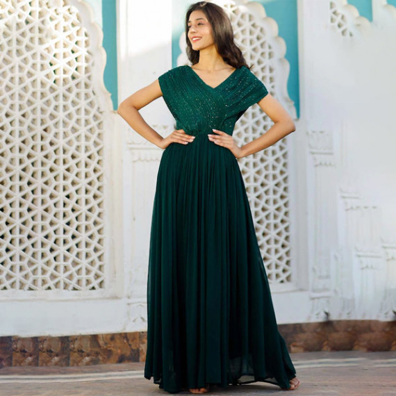 https://www.trendingfits.com/products/green-embellished-maxi-dress