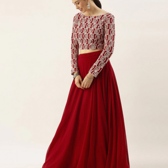 https://www.trendingfits.com/products/maroon-embroidered-thread-work-ready-to-wear-lehenga-blouse-with-dupatta